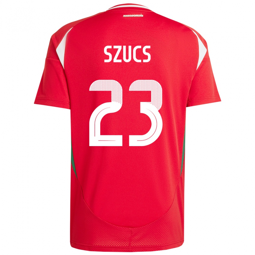 Niño Camiseta Hungría Tamás Szűcs #23 Rojo 1ª Equipación 24-26 La Camisa México