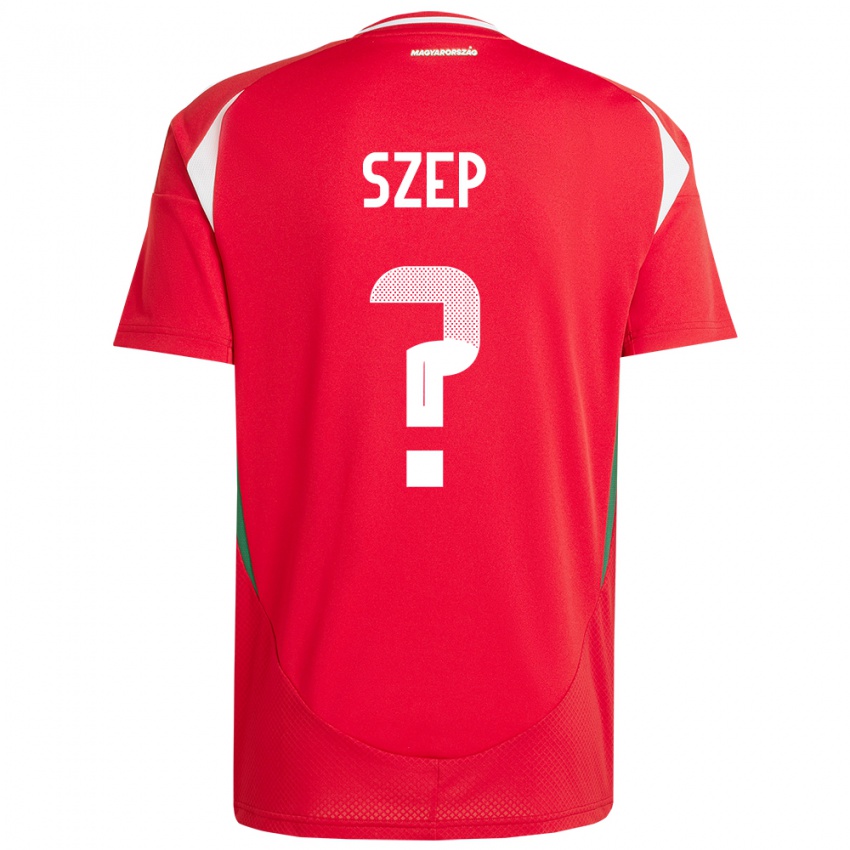 Niño Camiseta Hungría Márton Szép #0 Rojo 1ª Equipación 24-26 La Camisa México