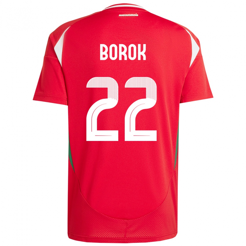 Niño Camiseta Hungría Dorina Borók #22 Rojo 1ª Equipación 24-26 La Camisa México