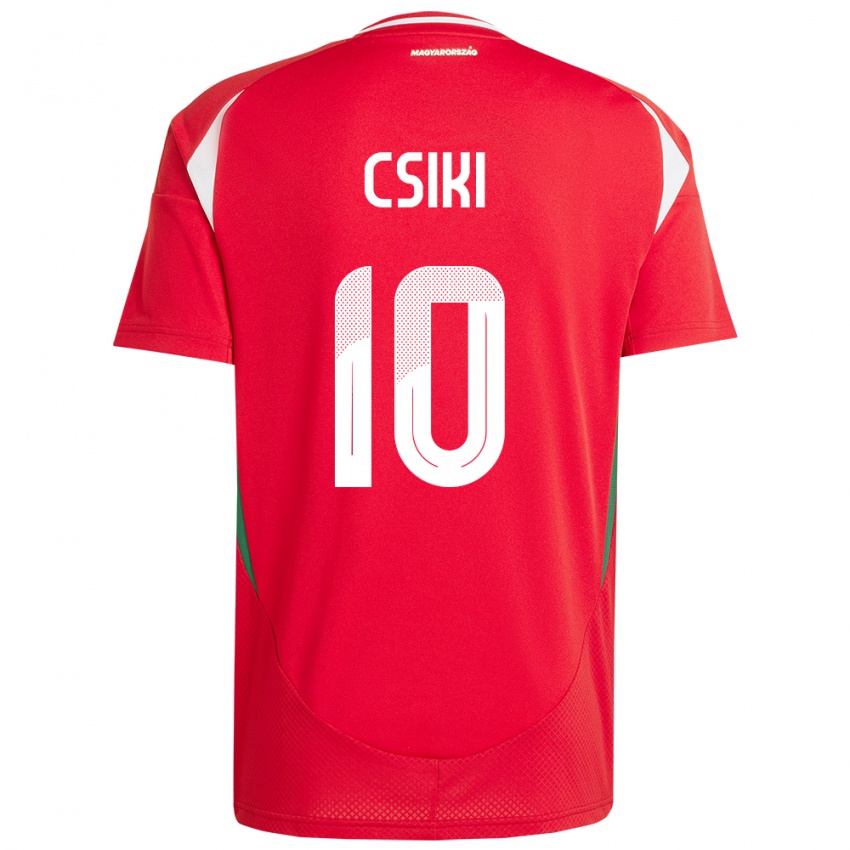 Niño Camiseta Hungría Anna Csiki #10 Rojo 1ª Equipación 24-26 La Camisa México