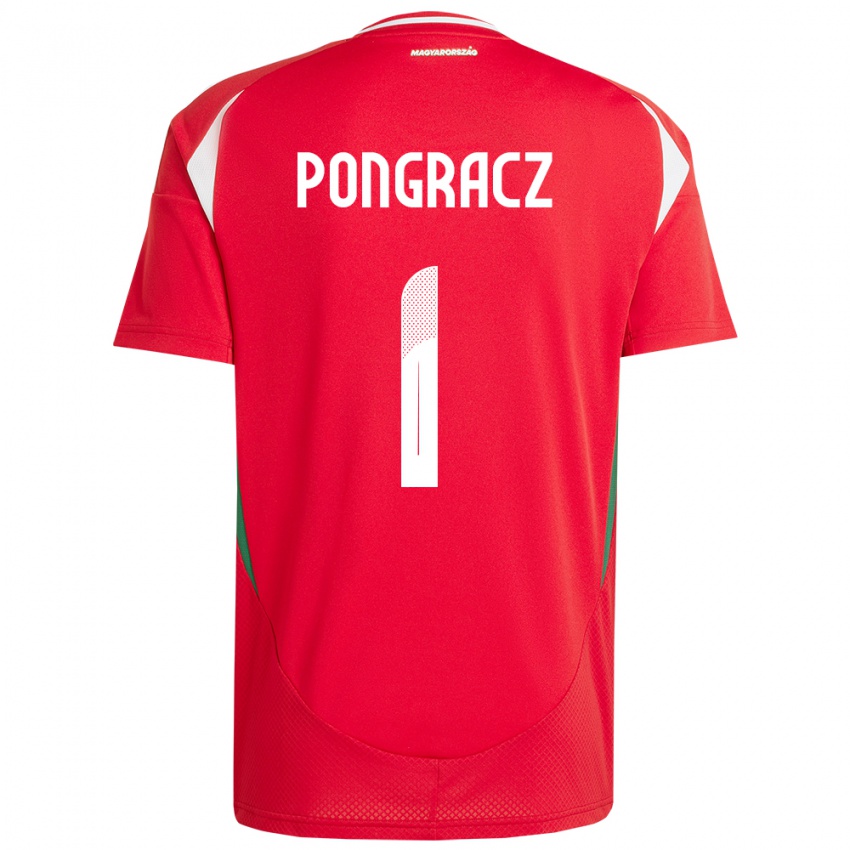 Niño Camiseta Hungría Agness Pongracz #1 Rojo 1ª Equipación 24-26 La Camisa México