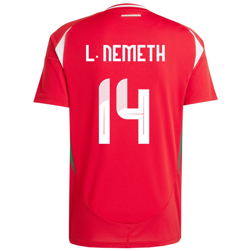 Niño Camiseta Hungría Loretta Németh #14 Rojo 1ª Equipación 24-26 La Camisa México