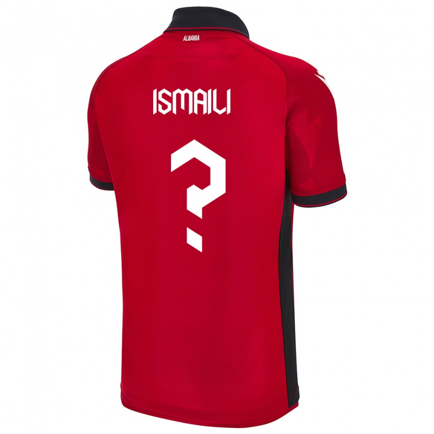Niño Camiseta Albania Behar Ismaili #0 Rojo 1ª Equipación 24-26 La Camisa México