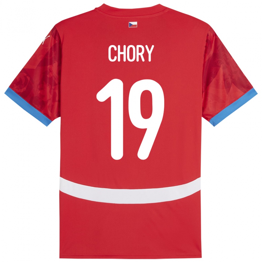 Niño Camiseta Chequia Tomas Chory #19 Rojo 1ª Equipación 24-26 La Camisa México