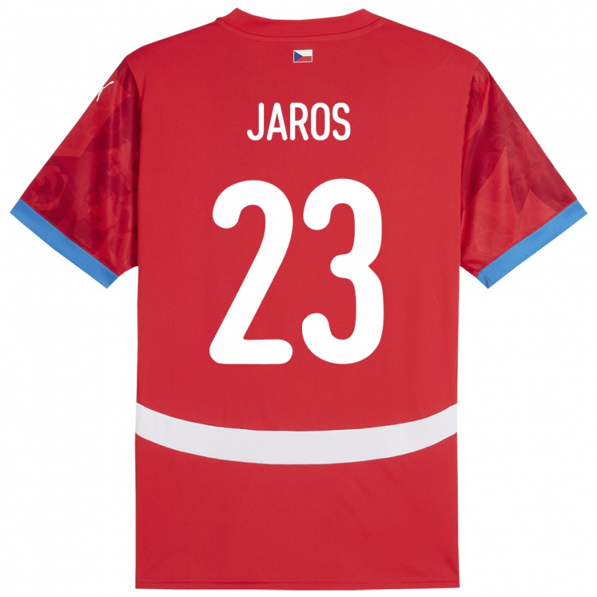 Niño Camiseta Chequia Vitezslav Jaros #23 Rojo 1ª Equipación 24-26 La Camisa México