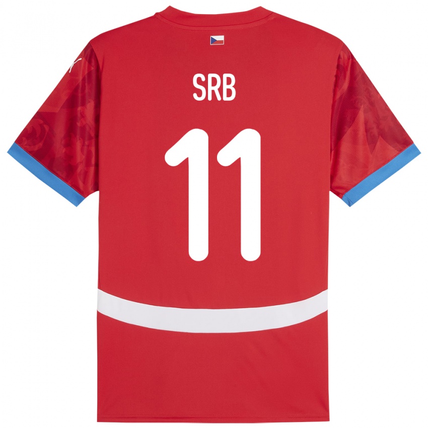 Niño Camiseta Chequia Matous Srb #11 Rojo 1ª Equipación 24-26 La Camisa México