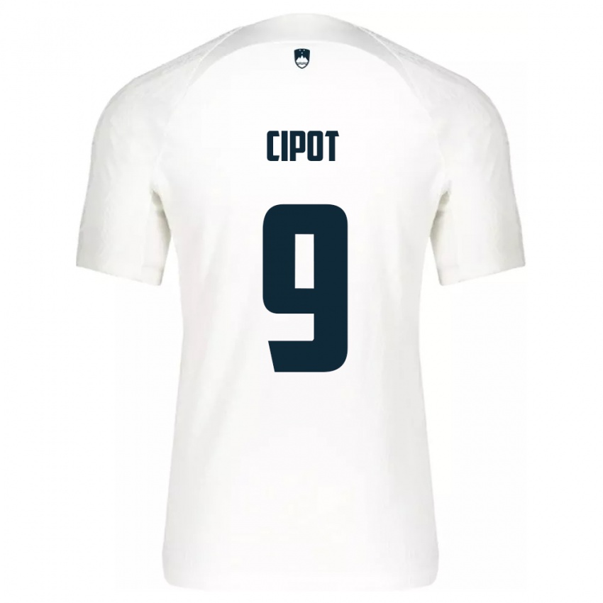 Niño Camiseta Eslovenia Tio Cipot #9 Blanco 1ª Equipación 24-26 La Camisa México