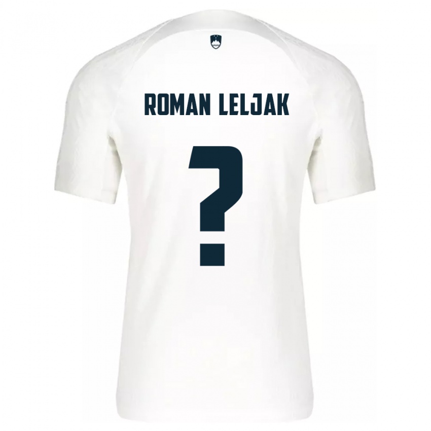 Niño Camiseta Eslovenia Nejc Roman Leljak #0 Blanco 1ª Equipación 24-26 La Camisa México