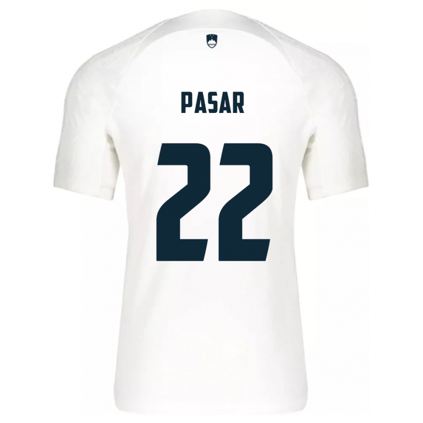 Niño Camiseta Eslovenia Melania Pasar #22 Blanco 1ª Equipación 24-26 La Camisa México