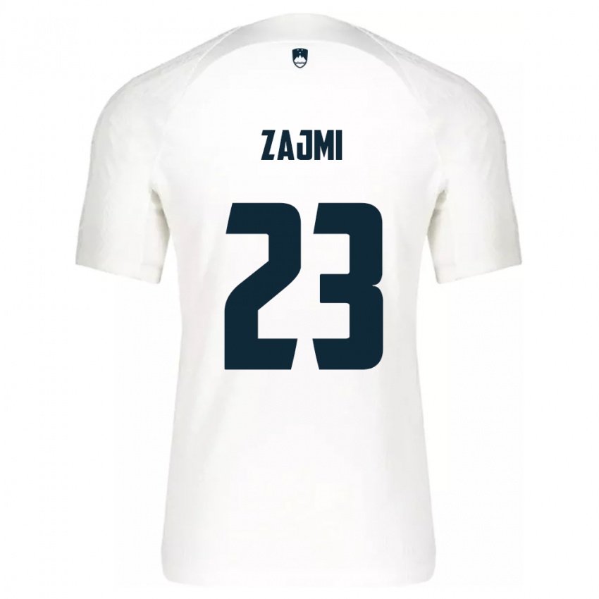 Niño Camiseta Eslovenia Luana Zajmi #23 Blanco 1ª Equipación 24-26 La Camisa México