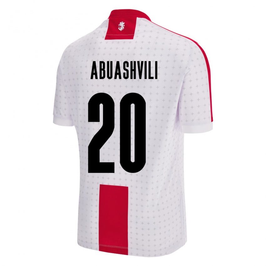 Niño Camiseta Georgia Giorgi Abuashvili #20 Blanco 1ª Equipación 24-26 La Camisa México