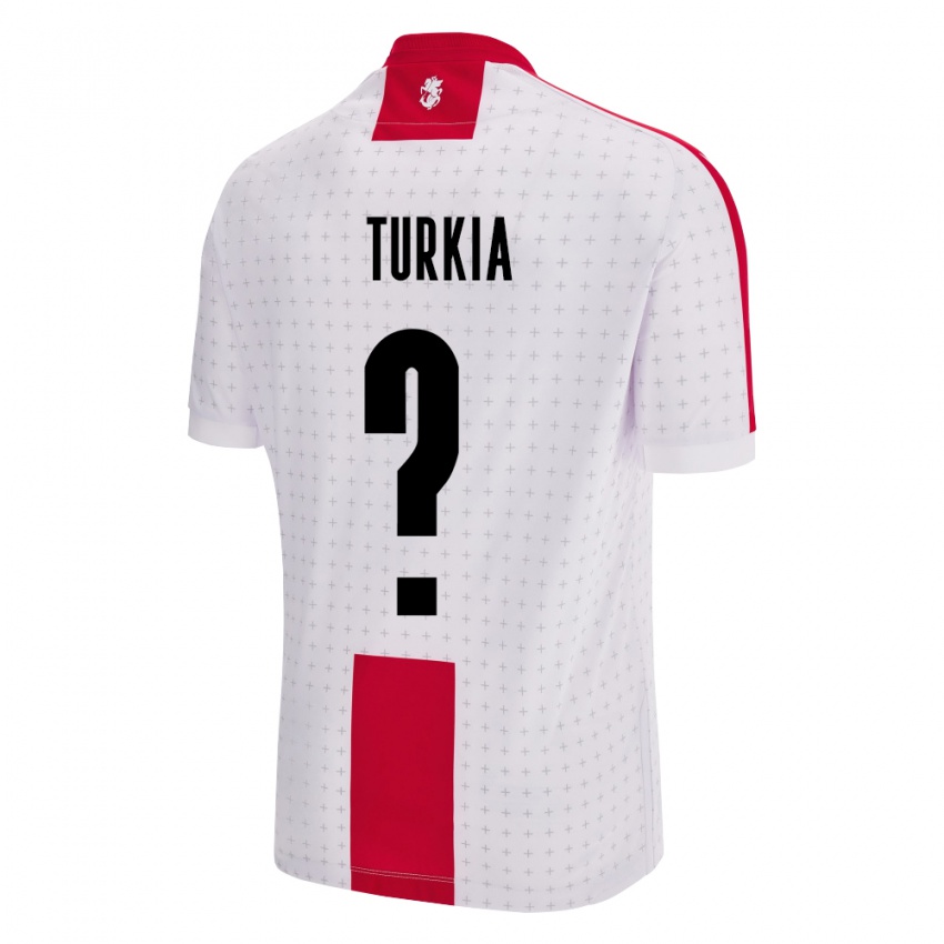 Niño Camiseta Georgia Aleksandre Turkia #0 Blanco 1ª Equipación 24-26 La Camisa México