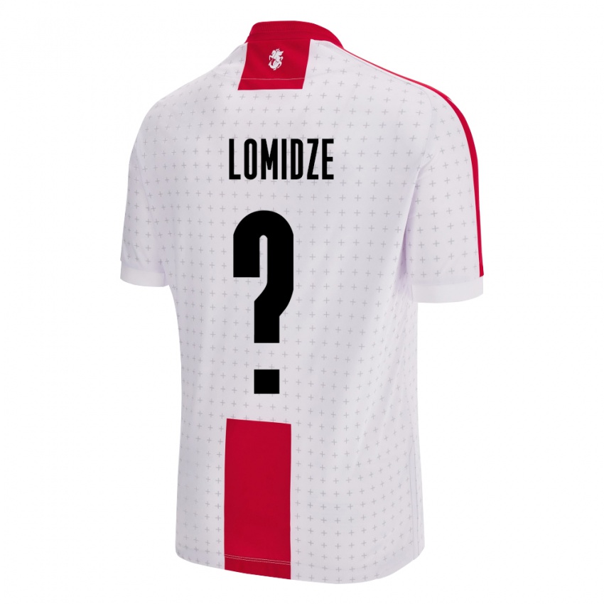 Niño Camiseta Georgia Giorgi Lomidze #0 Blanco 1ª Equipación 24-26 La Camisa México