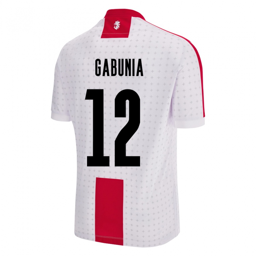 Niño Camiseta Georgia Tatia Gabunia #12 Blanco 1ª Equipación 24-26 La Camisa México