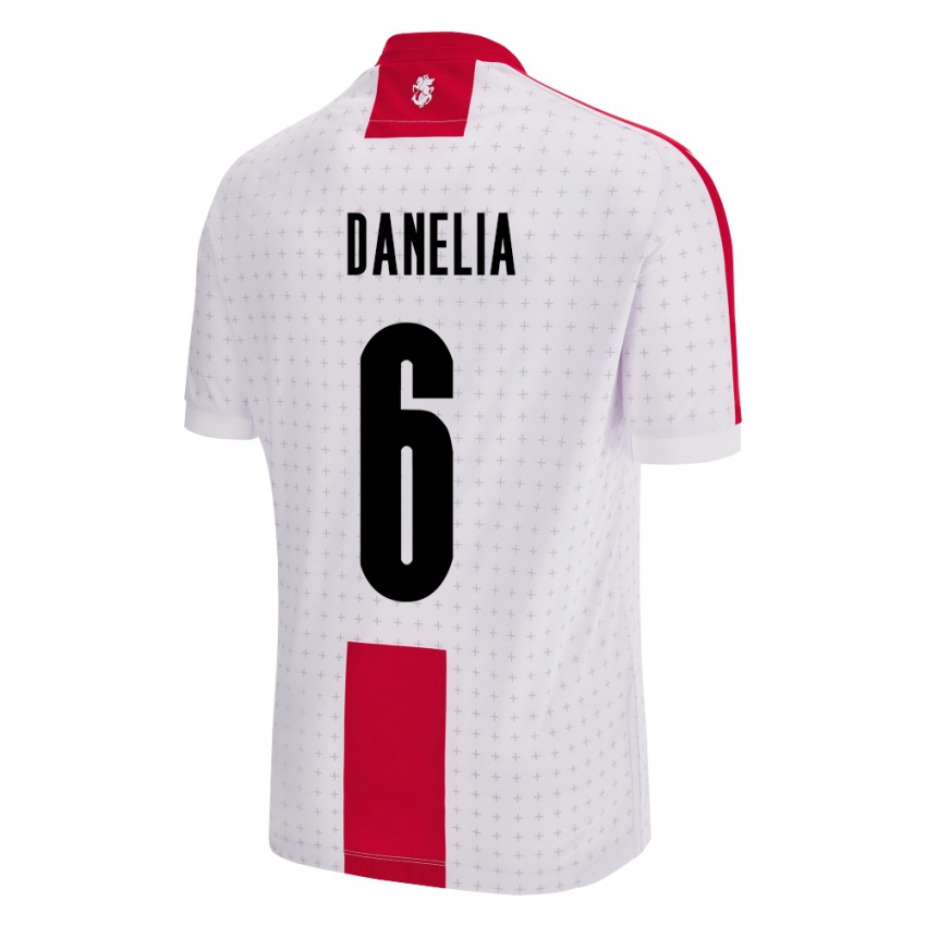 Niño Camiseta Georgia Natia Danelia #6 Blanco 1ª Equipación 24-26 La Camisa México