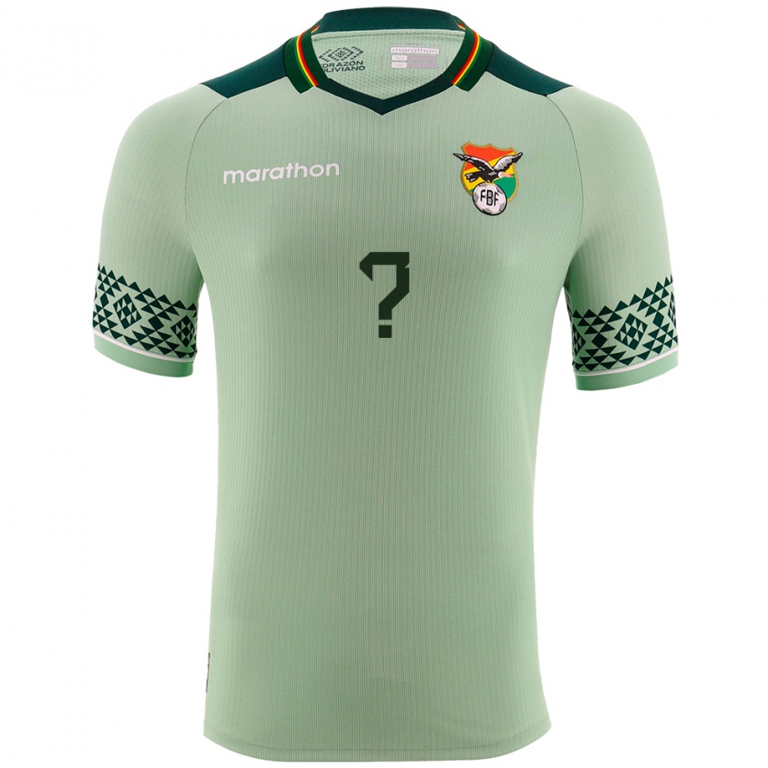 Niño Camiseta Bolivia Franz Gonzales #0 Verde Claro 1ª Equipación 24-26 La Camisa México