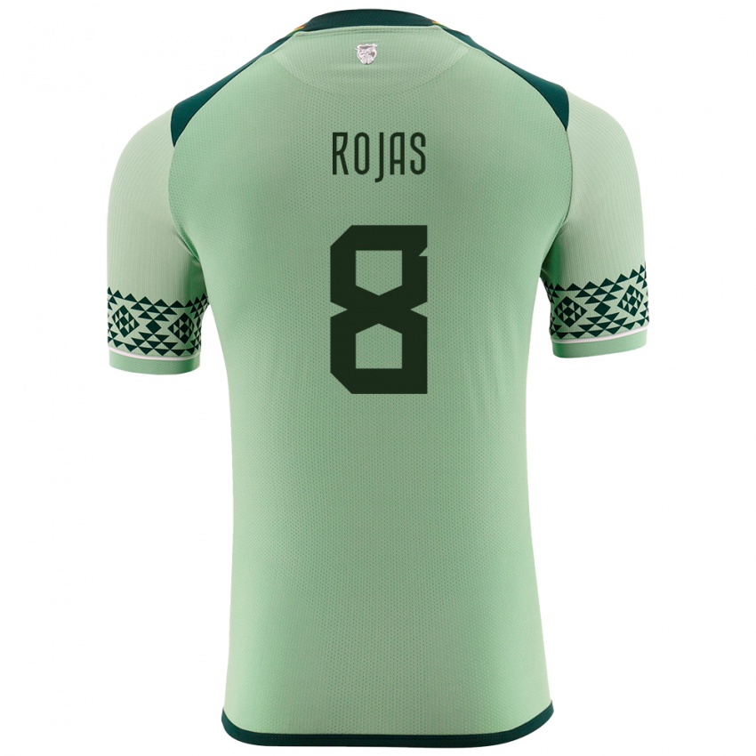 Niño Camiseta Bolivia Jairo Rojas #8 Verde Claro 1ª Equipación 24-26 La Camisa México