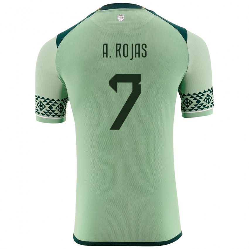 Niño Camiseta Bolivia Ana Paula Rojas #7 Verde Claro 1ª Equipación 24-26 La Camisa México