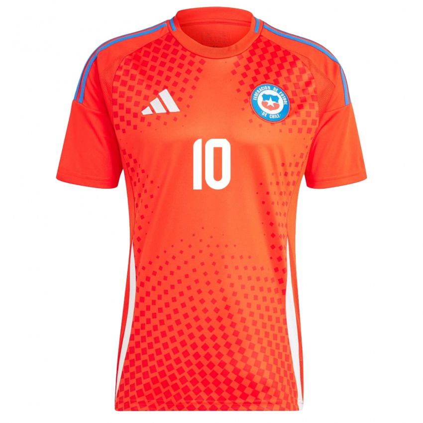 Niño Camiseta Chile Yanara Aedo #10 Rojo 1ª Equipación 24-26 La Camisa México