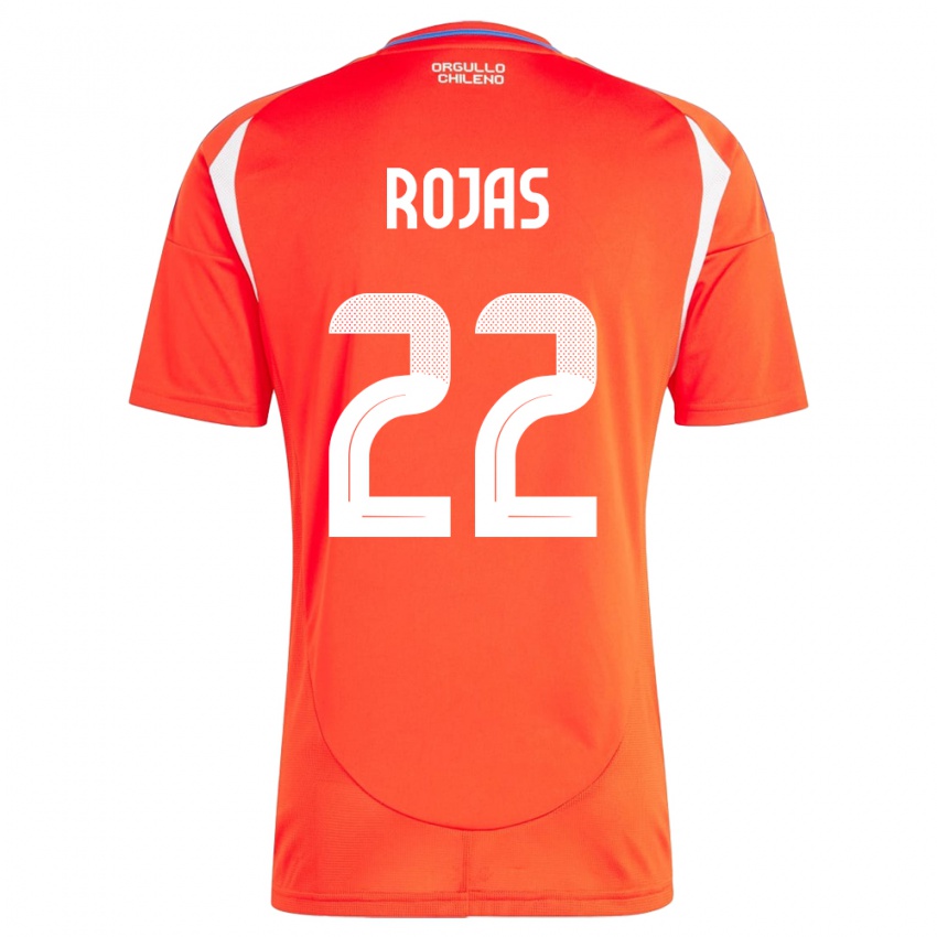 Niño Camiseta Chile Jeyson Rojas #22 Rojo 1ª Equipación 24-26 La Camisa México