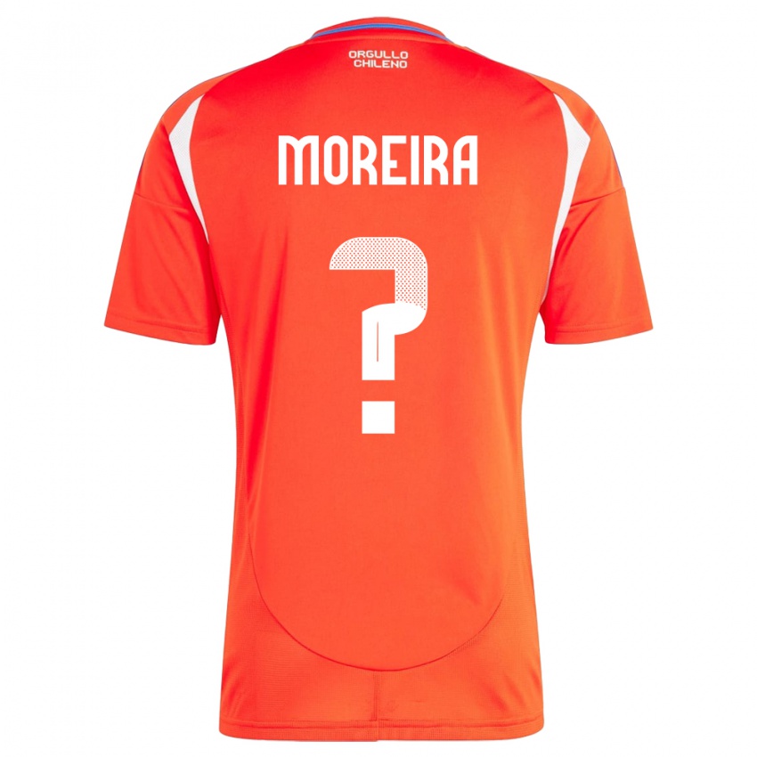 Niño Camiseta Chile Vicente Moreira #0 Rojo 1ª Equipación 24-26 La Camisa México