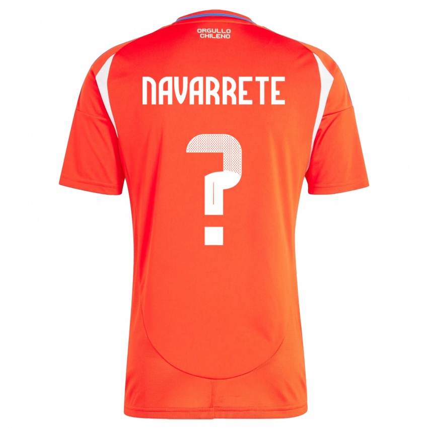 Niño Camiseta Chile Sebastián Navarrete #0 Rojo 1ª Equipación 24-26 La Camisa México