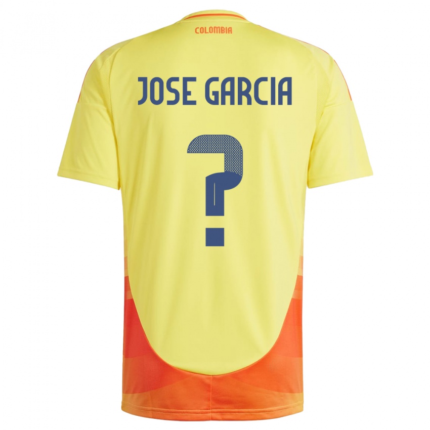 Niño Camiseta Colombia José García #0 Amarillo 1ª Equipación 24-26 La Camisa México