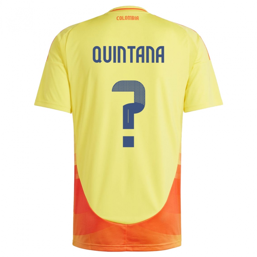 Niño Camiseta Colombia Juan Quintana #0 Amarillo 1ª Equipación 24-26 La Camisa México