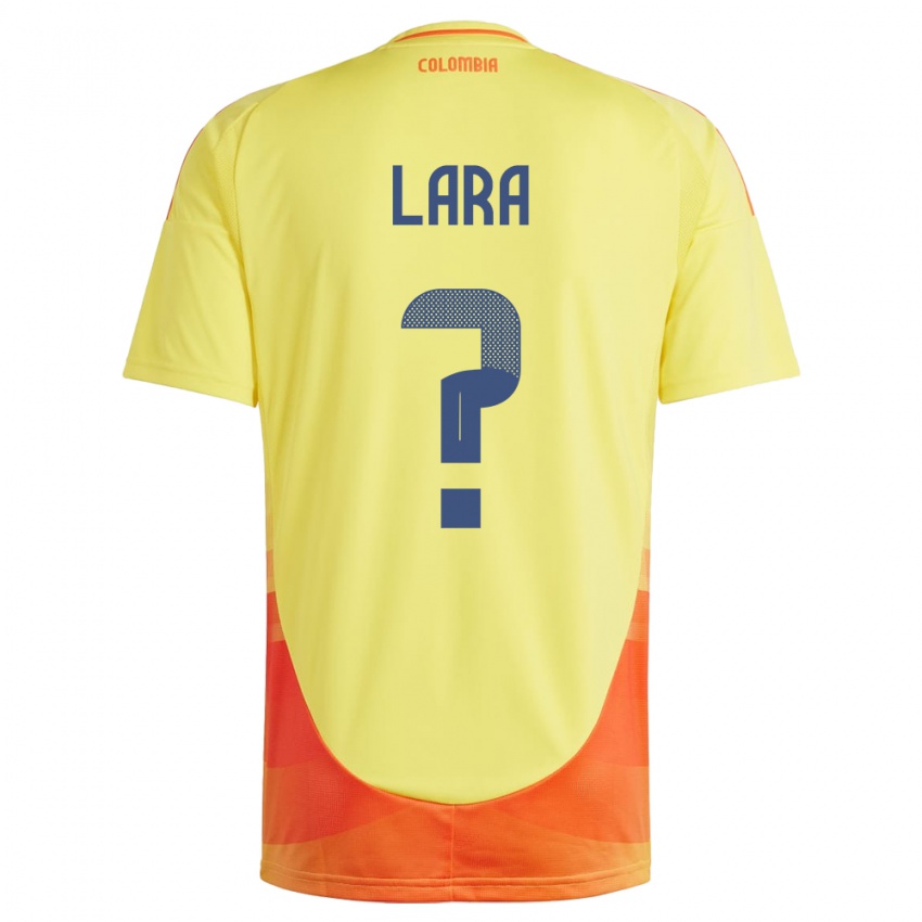 Niño Camiseta Colombia Nicolás Lara #0 Amarillo 1ª Equipación 24-26 La Camisa México