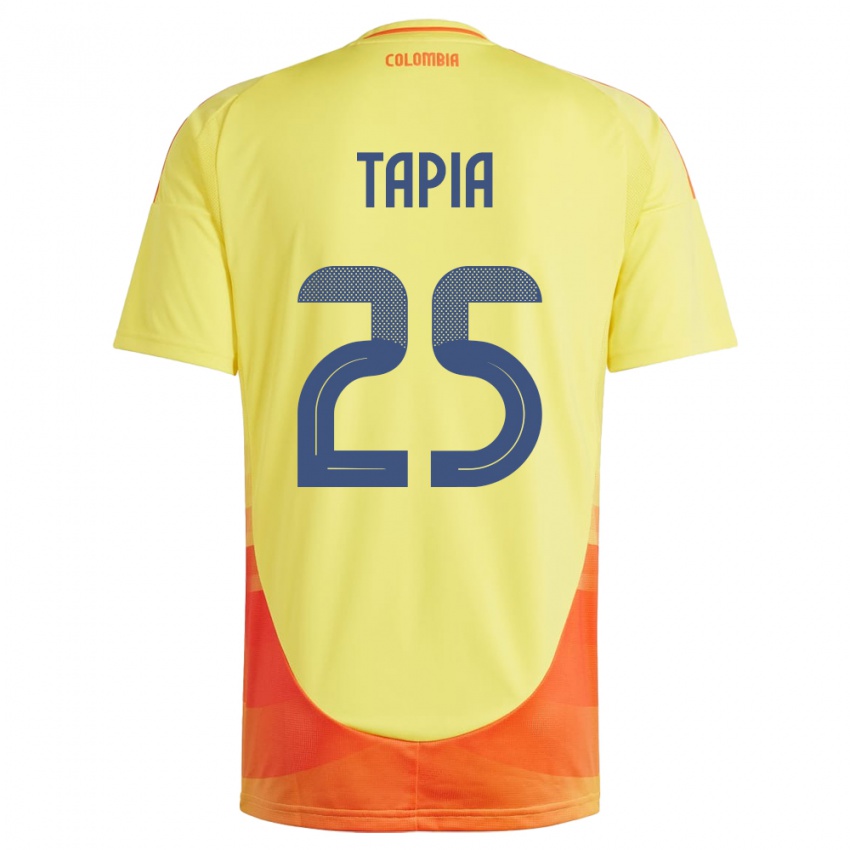 Niño Camiseta Colombia Katherine Tapia #25 Amarillo 1ª Equipación 24-26 La Camisa México