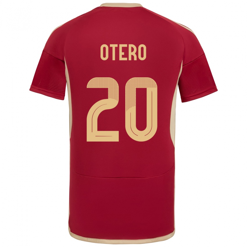 Niño Camiseta Venezuela Rómulo Otero #20 Borgoña 1ª Equipación 24-26 La Camisa México