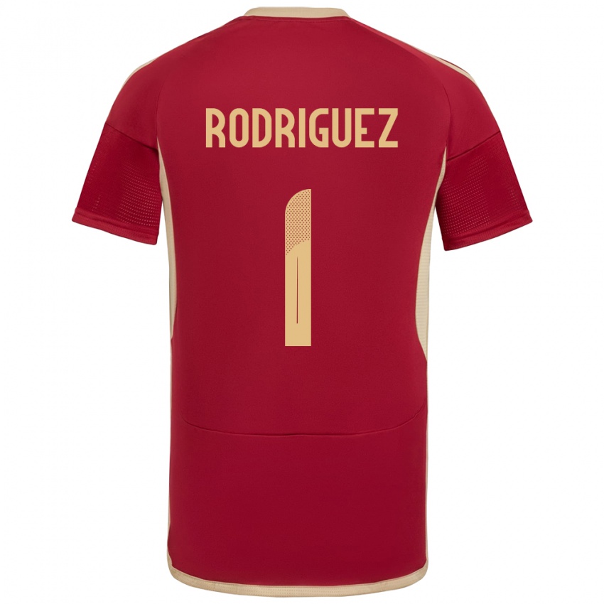 Niño Camiseta Venezuela Samuel Rodriguez #1 Borgoña 1ª Equipación 24-26 La Camisa México