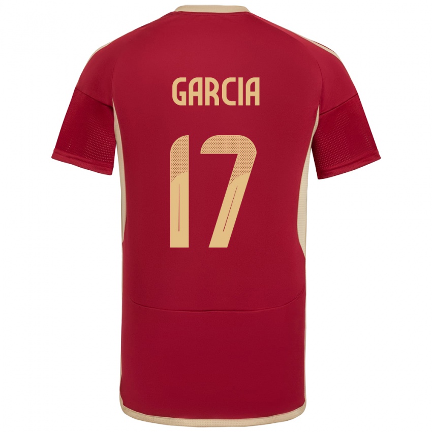 Niño Camiseta Venezuela Gabriela García #17 Borgoña 1ª Equipación 24-26 La Camisa México