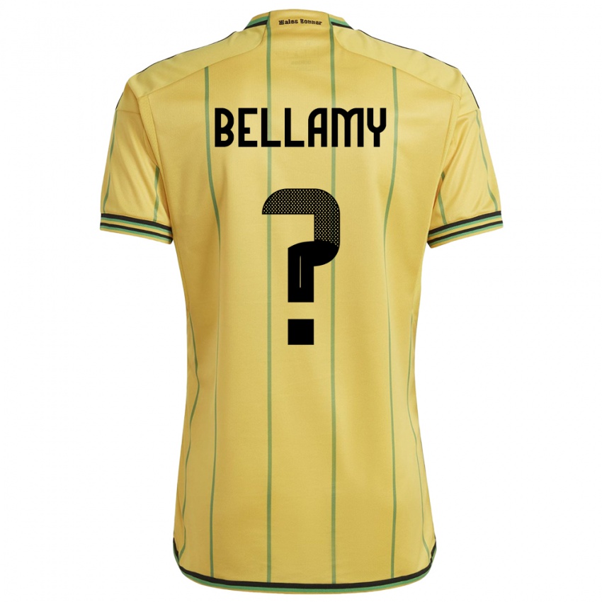 Niño Camiseta Jamaica Sydney Bellamy #0 Amarillo 1ª Equipación 24-26 La Camisa México