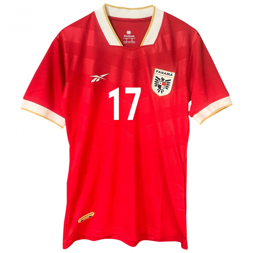 Niño Camiseta Panamá Gabriela Villagrand #17 Rojo 1ª Equipación 24-26 La Camisa México