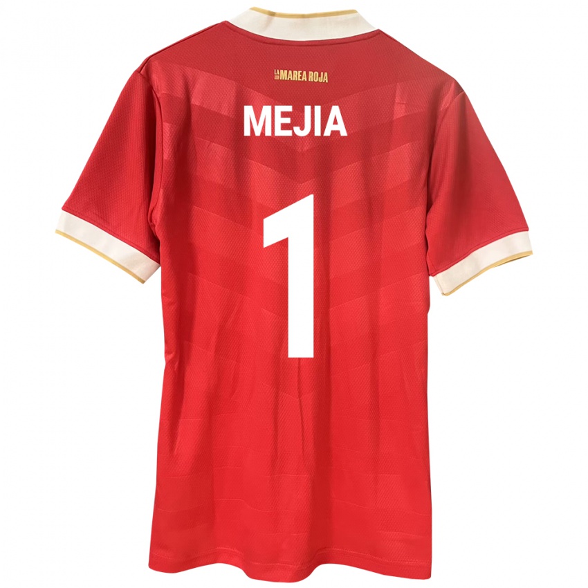 Niño Camiseta Panamá Luis Mejía #1 Rojo 1ª Equipación 24-26 La Camisa México