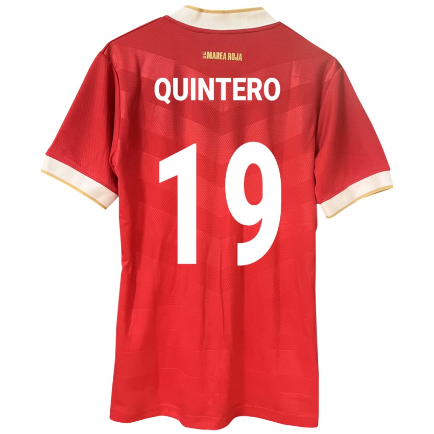 Niño Camiseta Panamá Alberto Quintero #19 Rojo 1ª Equipación 24-26 La Camisa México