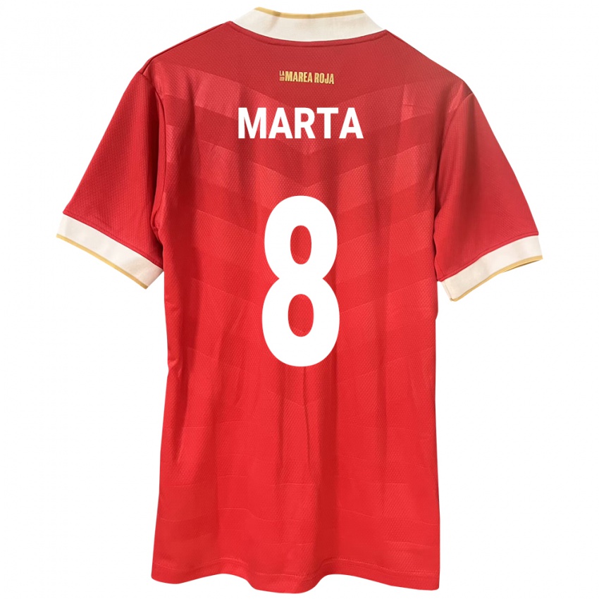 Niño Camiseta Panamá Aldair Marta #8 Rojo 1ª Equipación 24-26 La Camisa México