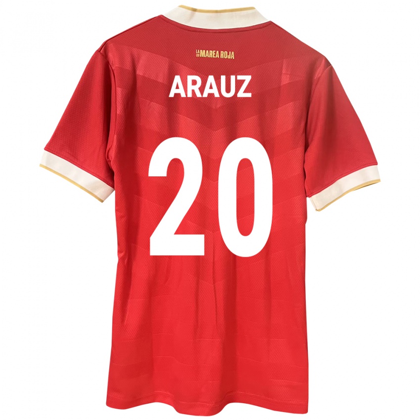 Niño Camiseta Panamá Yulieth Araúz #20 Rojo 1ª Equipación 24-26 La Camisa México