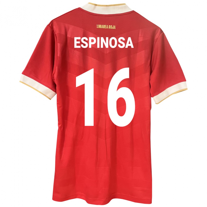 Niño Camiseta Panamá Rebeca Espinosa #16 Rojo 1ª Equipación 24-26 La Camisa México