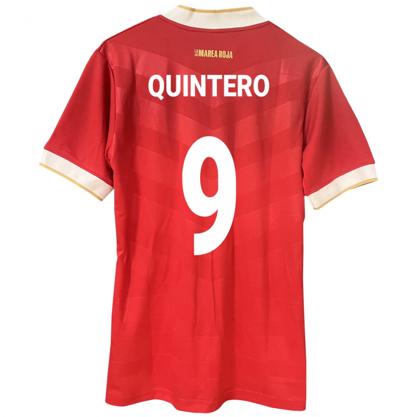 Niño Camiseta Panamá Ana Quintero #9 Rojo 1ª Equipación 24-26 La Camisa México