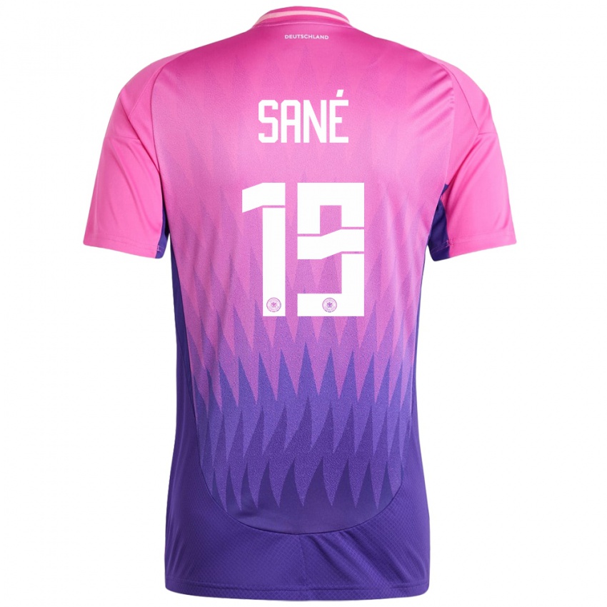 Niño Camiseta Alemania Leroy Sane #19 Rosado Morado 2ª Equipación 24-26 La Camisa México