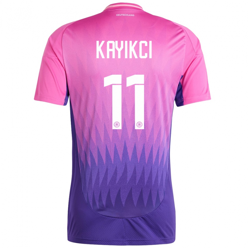 Niño Camiseta Alemania Hasret Kayikci #11 Rosado Morado 2ª Equipación 24-26 La Camisa México