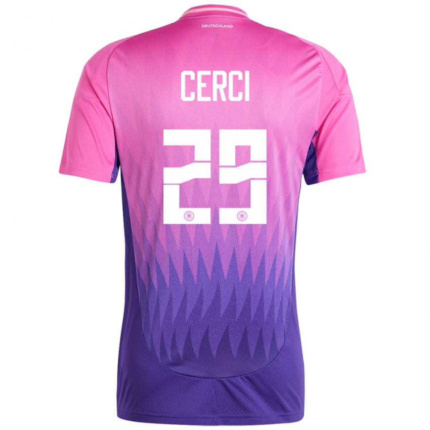 Niño Camiseta Alemania Selina Cerci #29 Rosado Morado 2ª Equipación 24-26 La Camisa México