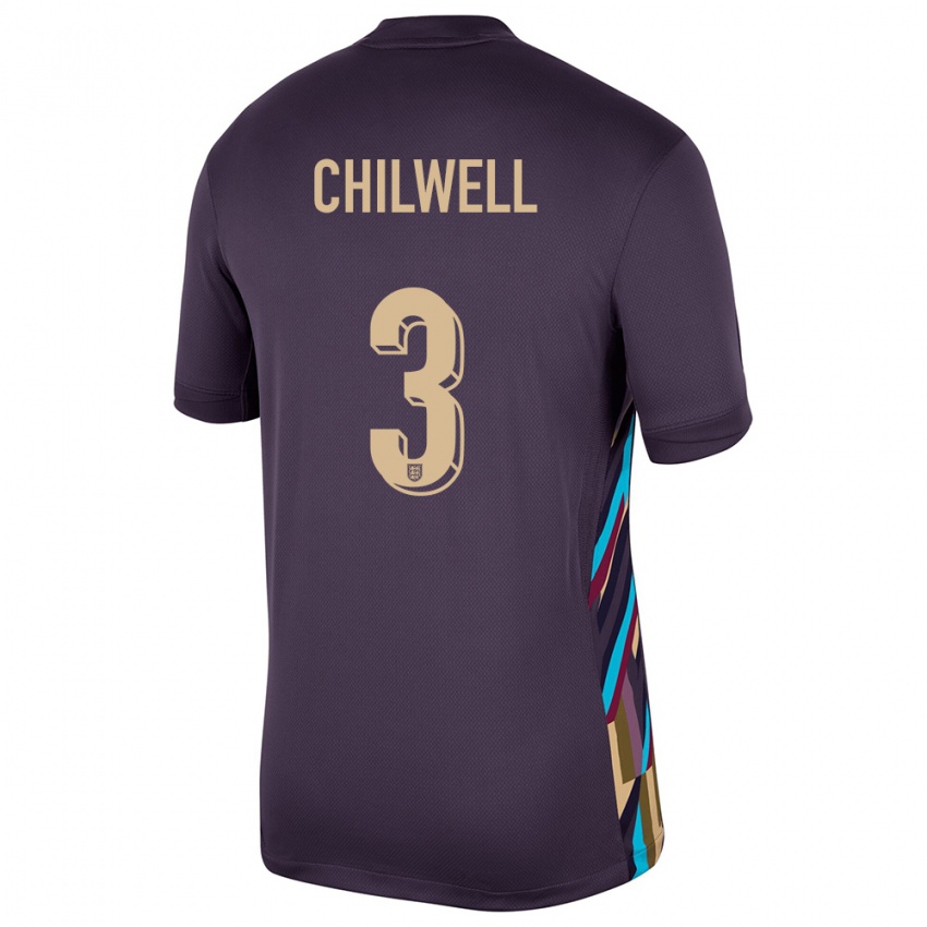 Niño Camiseta Inglaterra Ben Chilwell #3 Pasa Oscura 2ª Equipación 24-26 La Camisa México