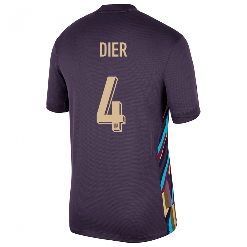 Niño Camiseta Inglaterra Eric Dier #4 Pasa Oscura 2ª Equipación 24-26 La Camisa México