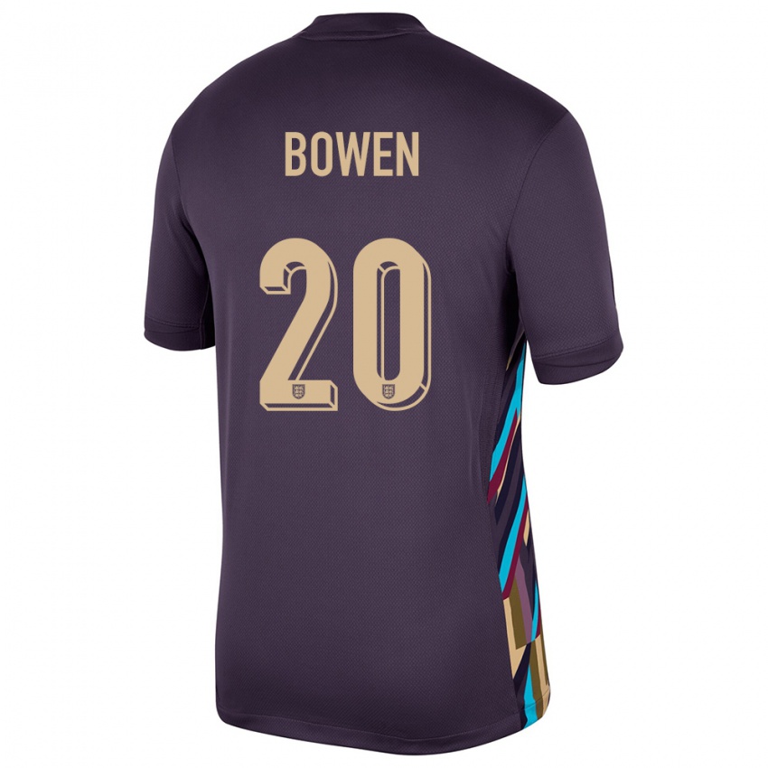 Niño Camiseta Inglaterra Jarrod Bowen #20 Pasa Oscura 2ª Equipación 24-26 La Camisa México