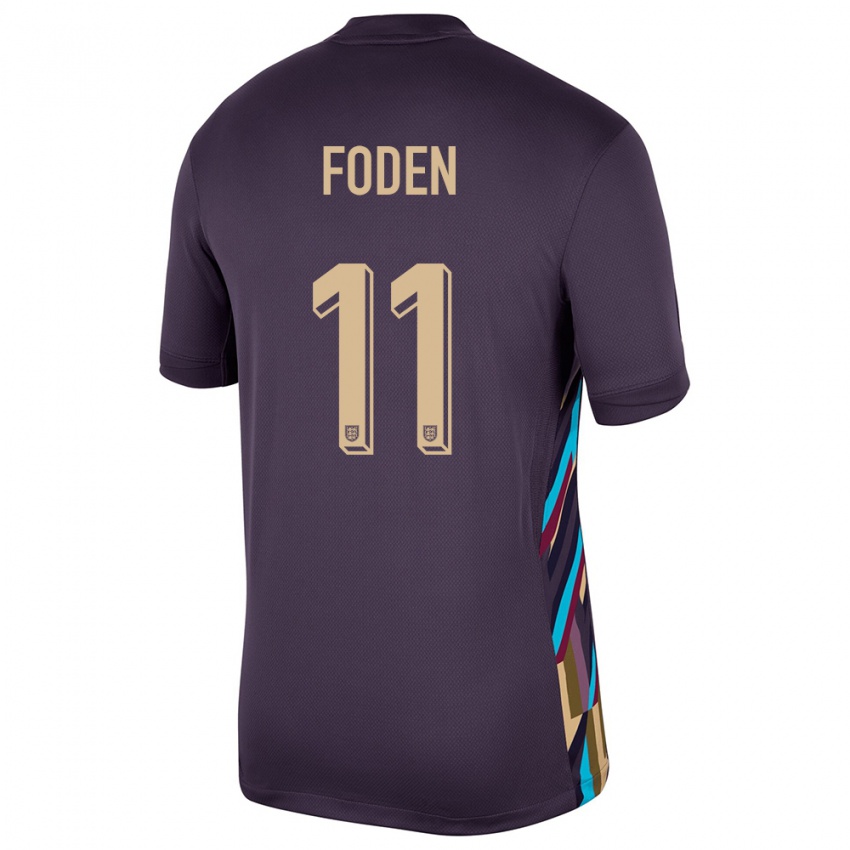 Niño Camiseta Inglaterra Phil Foden #11 Pasa Oscura 2ª Equipación 24-26 La Camisa México