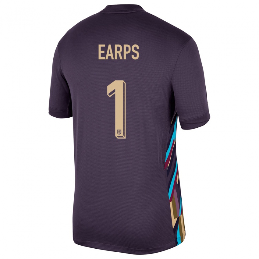 Niño Camiseta Inglaterra Mary Earps #1 Pasa Oscura 2ª Equipación 24-26 La Camisa México