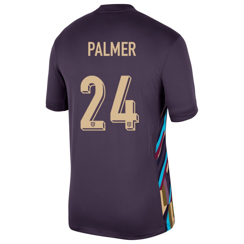 Niño Camiseta Inglaterra Cole Palmer #24 Pasa Oscura 2ª Equipación 24-26 La Camisa México